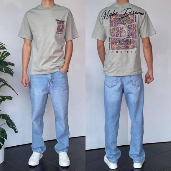 Футболка i8denim 90580 grey