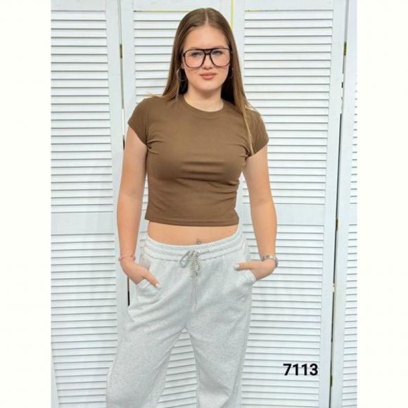 Топ MMC clothes 7113 brown Топ MMC clothes 7113 brown
