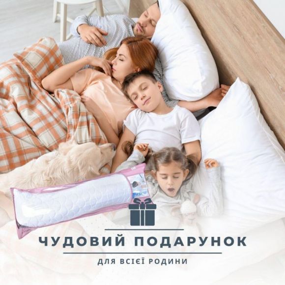 Наволочка для подушки S-Form IDEIA 40х130 см хлопковая бязь, серый горошек, на молнии