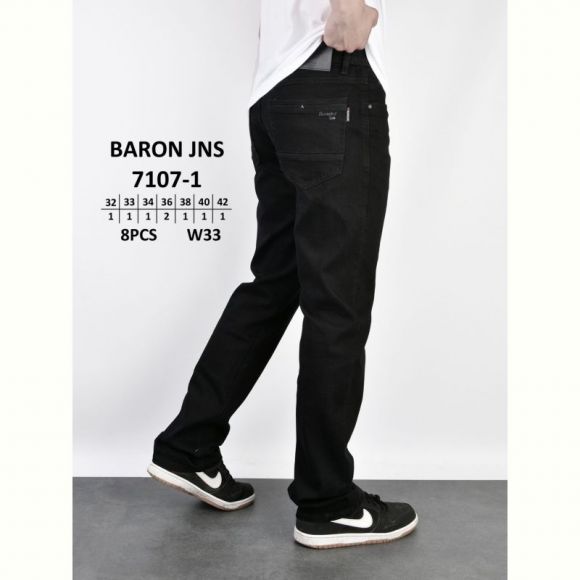 Джинсы God Baron 7107-1 black Джинсы God Baron 7107-1 black