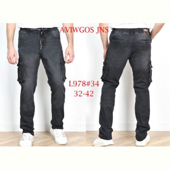 Джинсы God Baron L978 black Джинсы God Baron L978 black