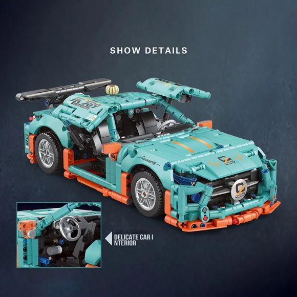 G484280-33024 Іграшкова машинка консруктор Nissan GT-R R35 1294 деталей G484280-33024 Іграшкова машинка консруктор Nissan GT-R R35 1294 деталей