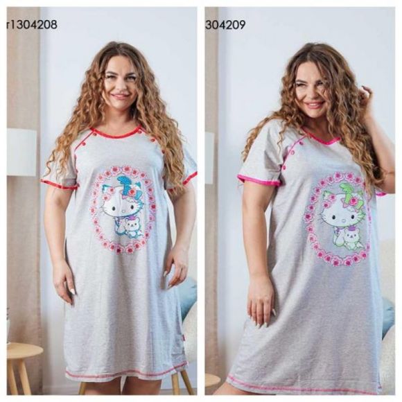Ночнушка Vehuiah 1304208 grey