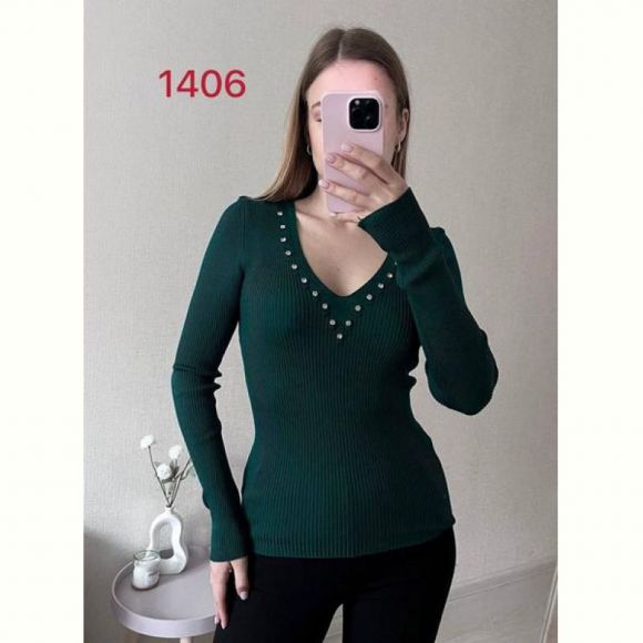 Свитер FSN 1406 green Свитер FSN 1406 green