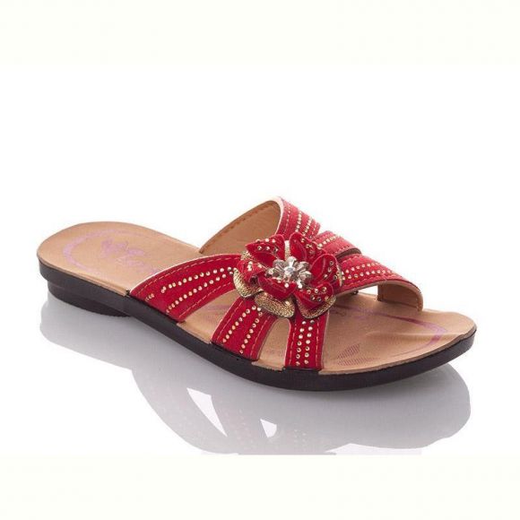 Шлепанцы Malibu GElena-N1B-red Шлепанцы Malibu GElena-N1B-red