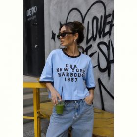 Футболка New Season F051 l.blue