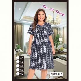 Халат Anion 1337 navy-white