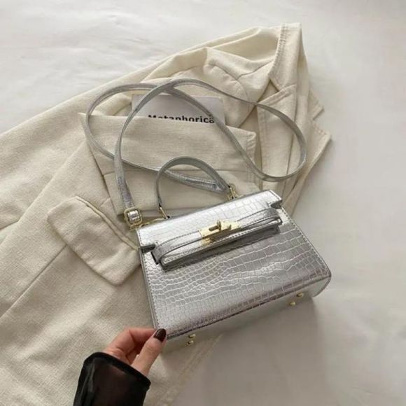 Сумка Fashion Bag A8117-1 silver