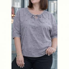 Блузка Elena&Vika 26027 grey Блузка Elena&Vika 26027 grey