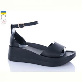 Босоножки Garti 0199 чорна шкіра