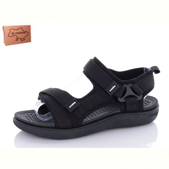 Босоножки Restime MWL26224 black Босоножки Restime MWL26224 black