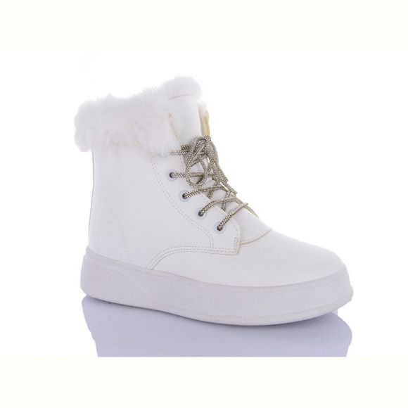 Ботинки QQ Панда JP29 white