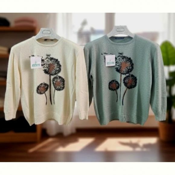 Свитер Julia JL954 green Свитер Julia JL954 green