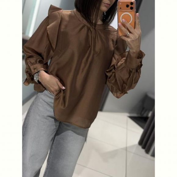 Блузка Comod 2768 brown Блузка Comod 2768 brown