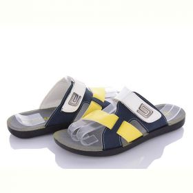 Шлепанцы Oskar 6-Ш41 white-yellow