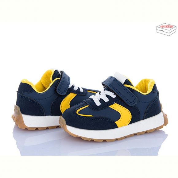 Кроссовки Clibee LA627-1 blue-yellow Кроссовки Clibee LA627-1 blue-yellow