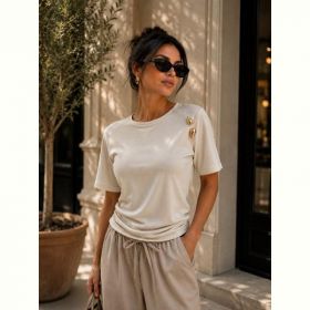 Футболка New Season F052 l.beige