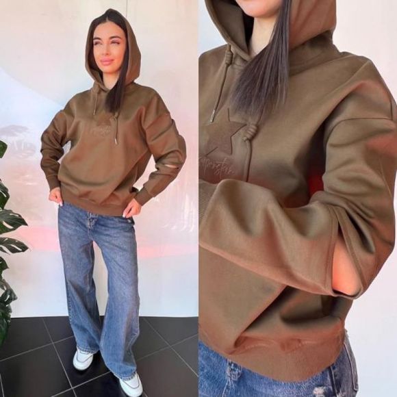Худи i8denim Women TB80 brown Худи i8denim Women TB80 brown