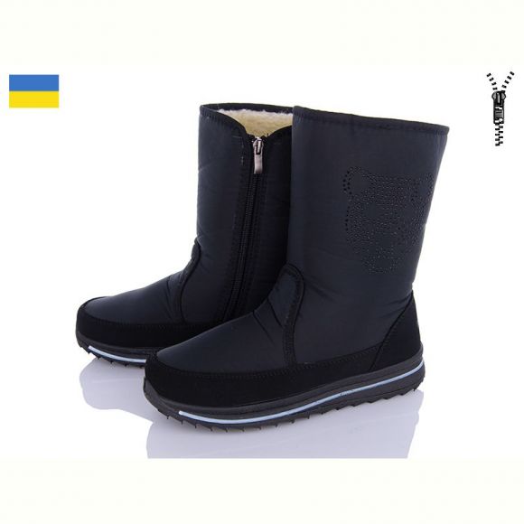 Дутики Progress Progress 3106 чорний Дутики Progress Progress 3106 чорний