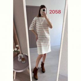 Платье FSN 2058 white-beige Платье FSN 2058 white-beige