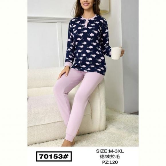 Пижама Anion 70153 navy-pink