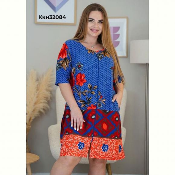 Халат Vehuiah 32084 blue Халат Vehuiah 32084 blue