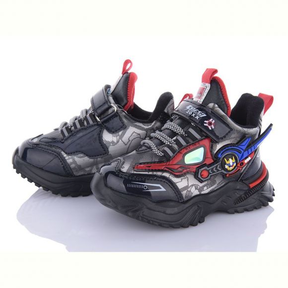 Кроссовки Мифер 2115-A211S black-red
