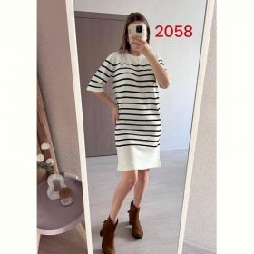 Платье FSN 2058 white-black Платье FSN 2058 white-black