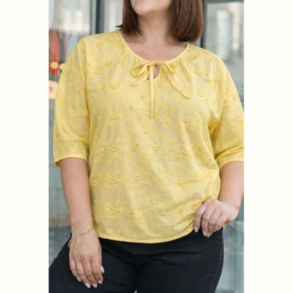 Блузка Elena&Vika 26027 yellow Блузка Elena&Vika 26027 yellow