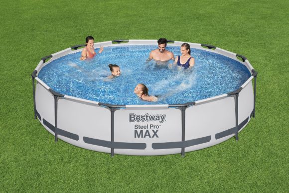 Каркасний басейн Bestway 56416 Розмір 366х76 з картриджем та фільтром 1250л/год Каркасний басейн Bestway 56416 Розмір 366х76 з картриджем та фільтром 1250л/год