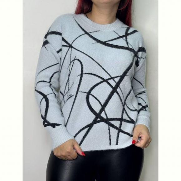 Свитер Kosta 95711 l.grey