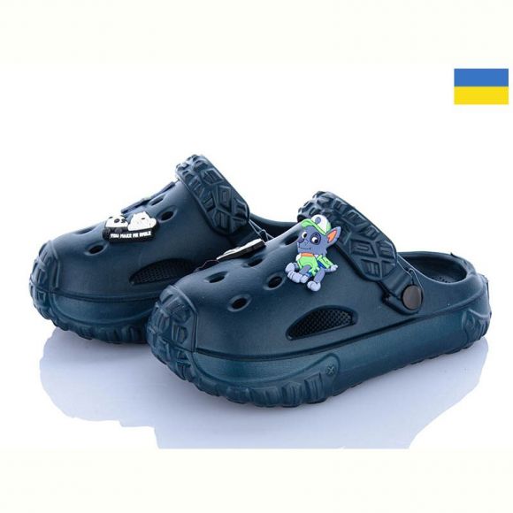 Кроксы Verta 1003 т.зелений