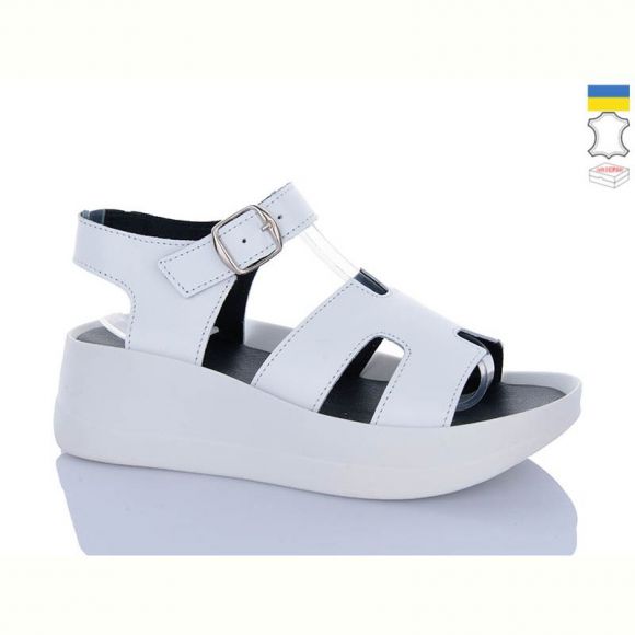 Босоножки Garti 2394 біл шкіра