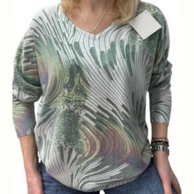 Свитер LeVisha 25241 l.grey-green Свитер LeVisha 25241 l.grey-green