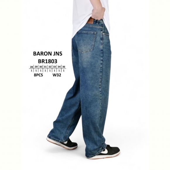 Джинсы God Baron BR1803 blue