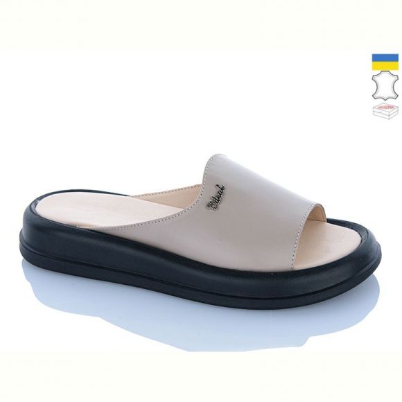 Шлепанцы Sali 504 капучино к чор-п.
