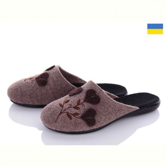 Тапочки Klerotex N103 коричневий Тапочки Klerotex N103 коричневий