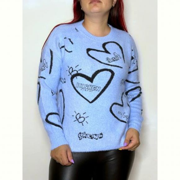 Свитер Kosta 59772 l.blue
