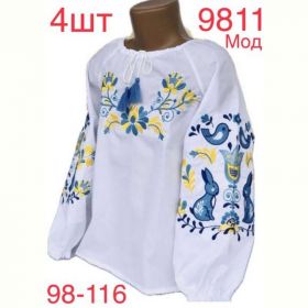 Вышиванка Надийка ND907-9811 white Вышиванка Надийка ND907-9811 white