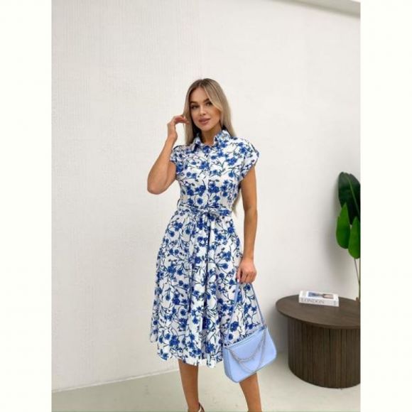 Платье Arina 2444 blue Платье Arina 2444 blue