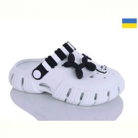 Кроксы Malibu 6012 білий/білий
