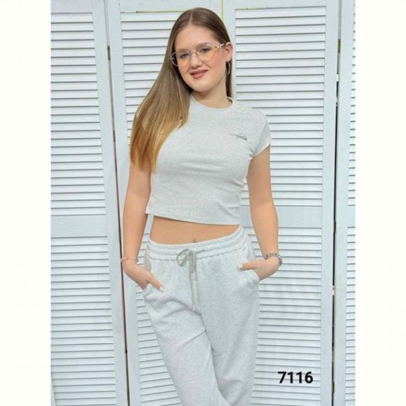 Топ MMC clothes 7116 grey Топ MMC clothes 7116 grey