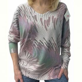Свитер LeVisha 25241 l.grey-lilac Свитер LeVisha 25241 l.grey-lilac