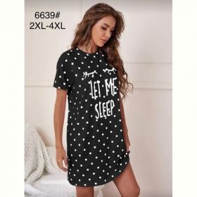 Ночнушка Romeo life 6639 black