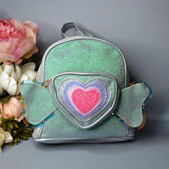Рюкзак Luna-bag 23-120 silver-green