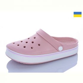 Кроксы Verta B17 пудра