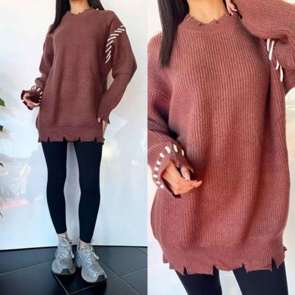 Свитер i8denim Women TB107 brown