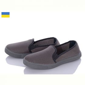 Слипоны Vladimir C3 сітка сірий