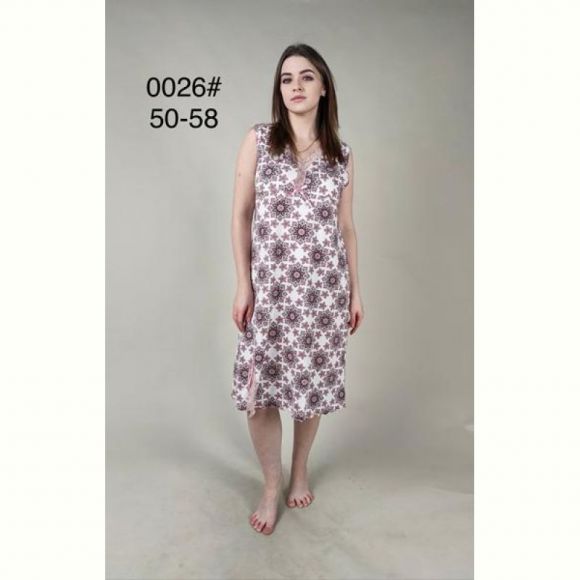 Ночнушка Anion 0026 white-brown Ночнушка Anion 0026 white-brown