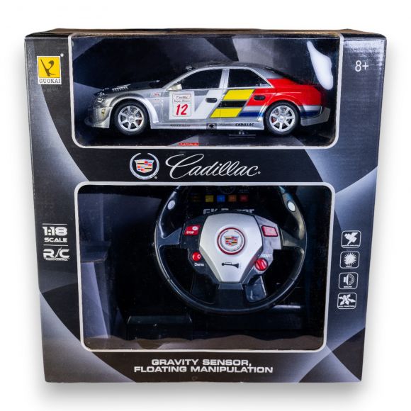 G282322-866-1805BSW Машинка на радіо керуванні "Cadillac CTS-V" з симуляцією керма масштабу 1:18 2 кольори